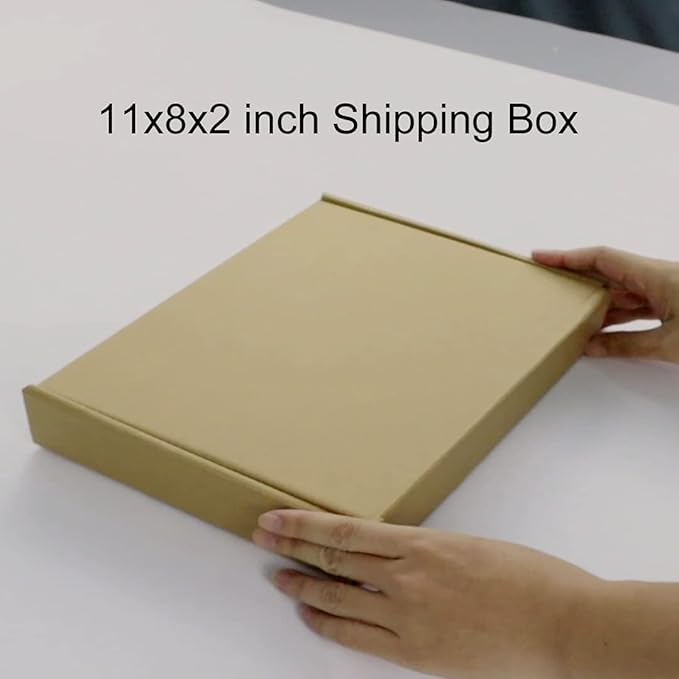 PHAREGE 11x8x2 inch Shipping Boxes Bulk 25 Pack Brown, Tab Lock Tuck Top Mailer - Image 7