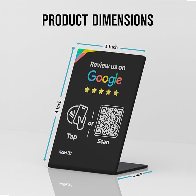 REVLIXI Google Review Stand -Boost Reviews w/Reusable Google Review Tap Card - Image 5