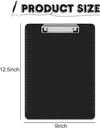 HERKKA 25 Pack Plastic Clipboards, A4 Letter Size, 12.5 x 9 Inch - Image 2