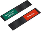 SmartSign Privacy Sign Please Knock And Enter/In Session Door Slider Sign - Image 2