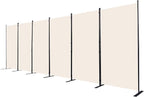 CHOSENM Room Divider, 6 Panel Folding Privacy Screens by CHOSENM