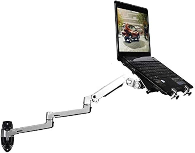 XSJ8013WT Wall Mount Laptop Holder Ultra Long Arm Aluminum Mechanical Spring by Unknown