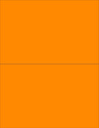 8-1/2 x 11" Neon Color High Light Fluorescent Labels