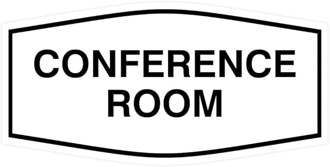 Fancy Conference Room Sign by All+Quality