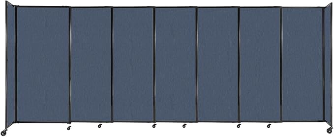 Versare Straightwall Sliding Portable Wall Partition | Freestanding Office by VERSARE