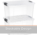 Superio Clear Storage Boxes - Image 5