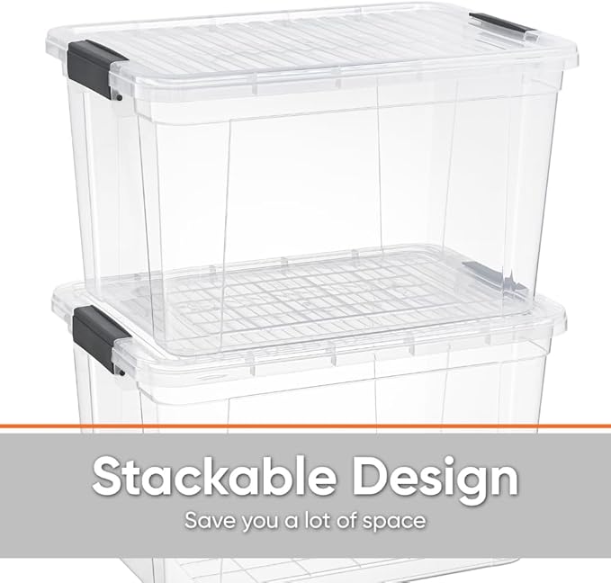 Superio Clear Storage Boxes - Image 5
