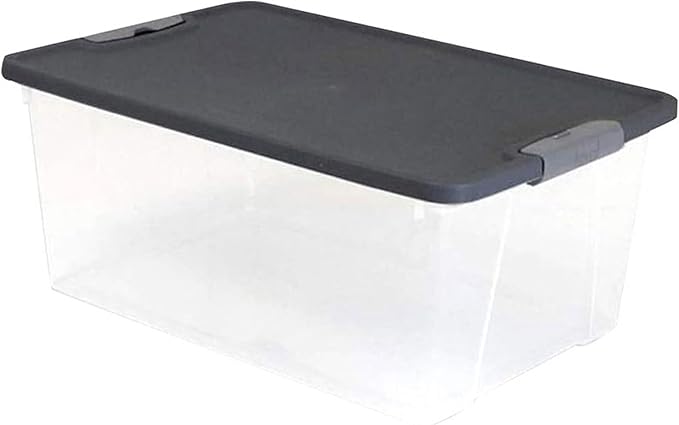 HOMZ 4-Pack Secure Latch, 15 Quart, and Office Organization - Image 8