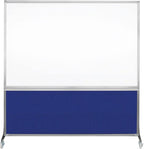 DivideWrite Mobile Whiteboard | Double Sided Dry Erase Board | Portable Office by VERSARE