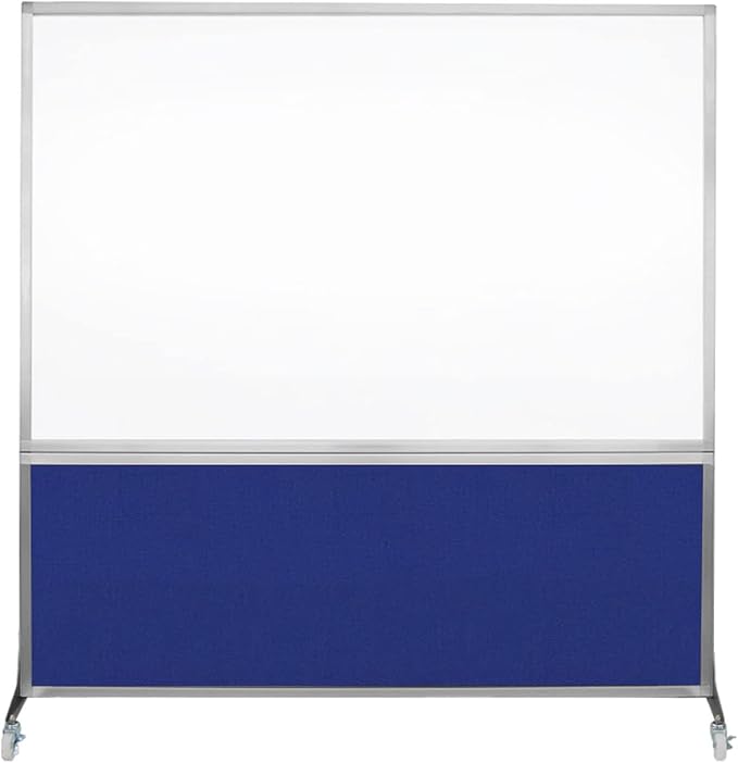 DivideWrite Mobile Whiteboard | Double Sided Dry Erase Board | Portable Office by VERSARE
