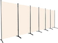 Room Divider 6FT Folding Privacy Screens, 6 Panel Partition Room Dividers by HOMSCREENER