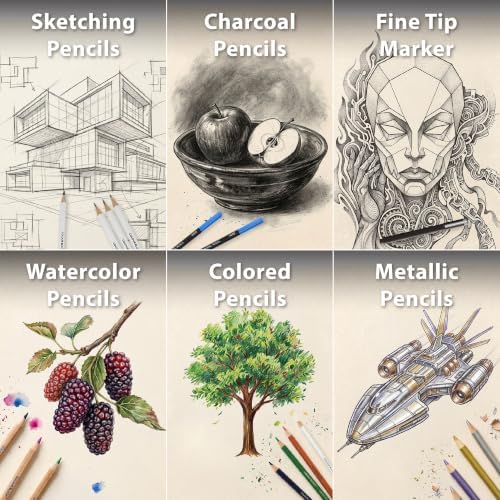 colour block 152-piece wooden easel art supplies set, view 9