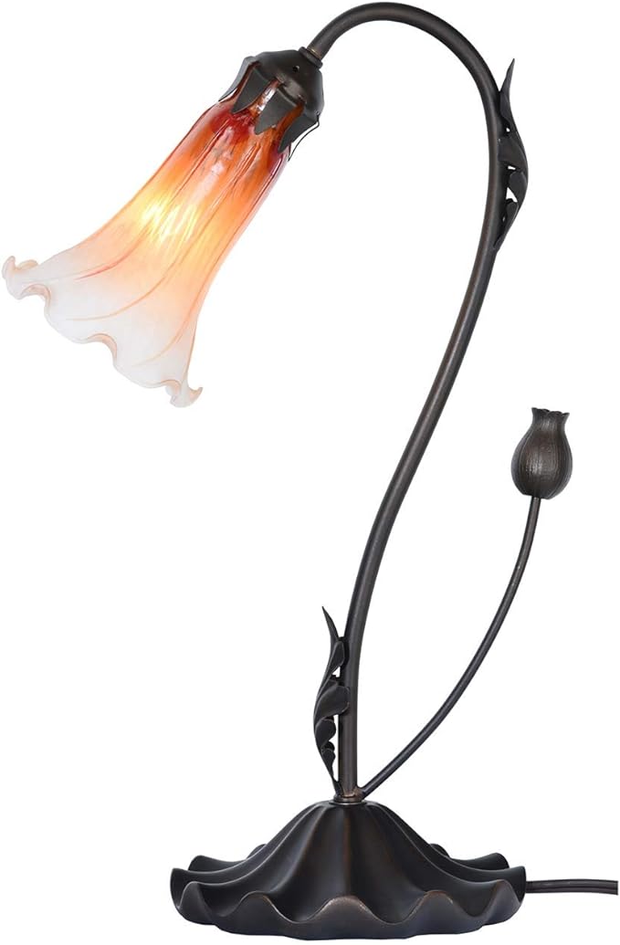 Bieye LS01 Lily Flower Blown Glass Lampshade - Image 4