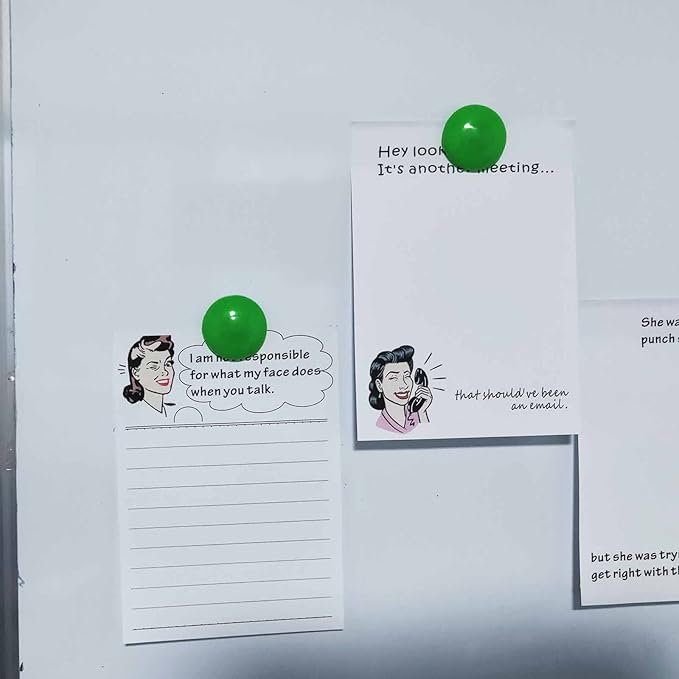DUGUTUL 4 Funny Novelty Memo Pads, 4 x 5.5 in, 200 sheets, Coworker Gifts - Image 9