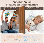 acoustic wood panels for wall 47.24" x 12.79", side view
