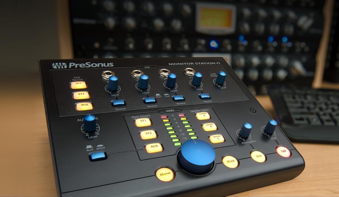 PreSonus Monitor Station V2 Desktop Studio Control Center (MONITO STAT V2)