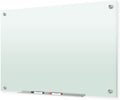 J&J worldwide Glass Whiteboard 47 x 35, Frosted Glass Dry Erase Board