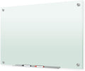 J&J worldwide Glass Whiteboard 47 x 35, Frosted Glass Dry Erase Board by JJworldwide