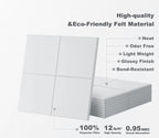 G Gamit Large Felt Wall Tiles Bulletin Board, Large Cork Board Alternative - Image 3