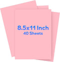 Pink Cardstock 8.5 x 11, Valentine's Day Colored Cardstock Paper, Printer Paper by WelcometoVishoitty