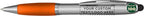 DISCOUNT PROMOS Custom Stylus Ballpoint Pens Set of 100, Personalized Bulk Pack by DISCOUNTPROMOS