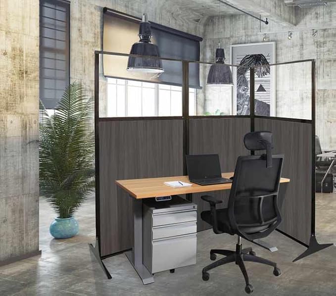 Versare Workstation Partition | Portable Wall Divider | Modern Office Cubicle | - Image 4