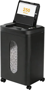 QUIETLEMON 250-Sheet Heavy Duty Paper Shredder Auto Feed, P-5 Security Level by QUIETLEMON