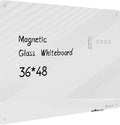 Magnetic Glass Whiteboard by Unknown