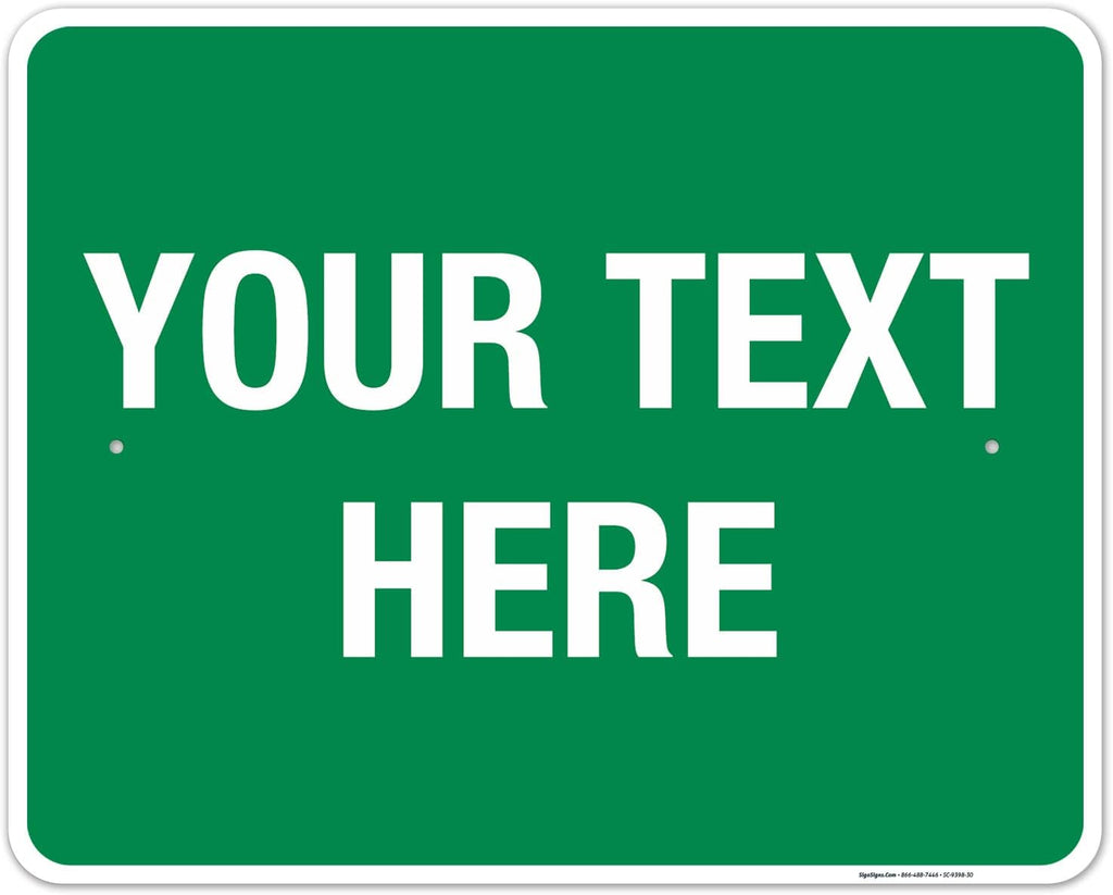 Personalized Custom Green Background Customize
