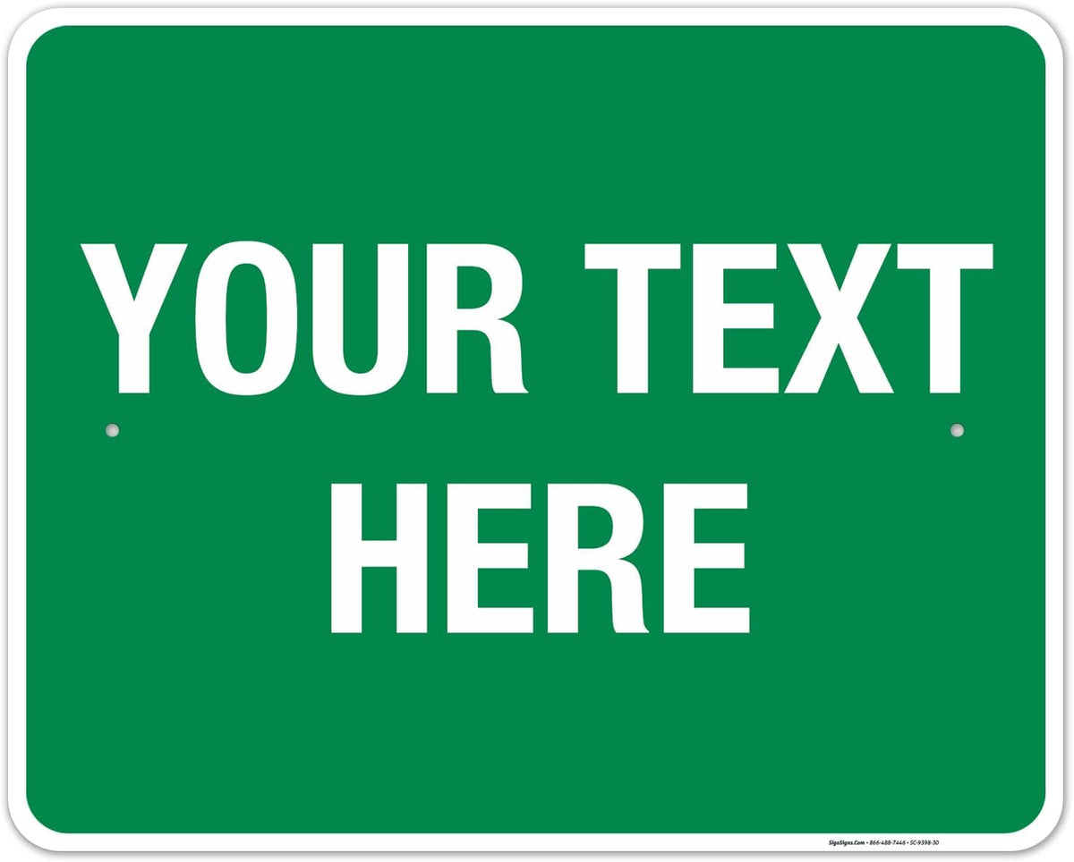 Personalized Custom Green Background Customize
