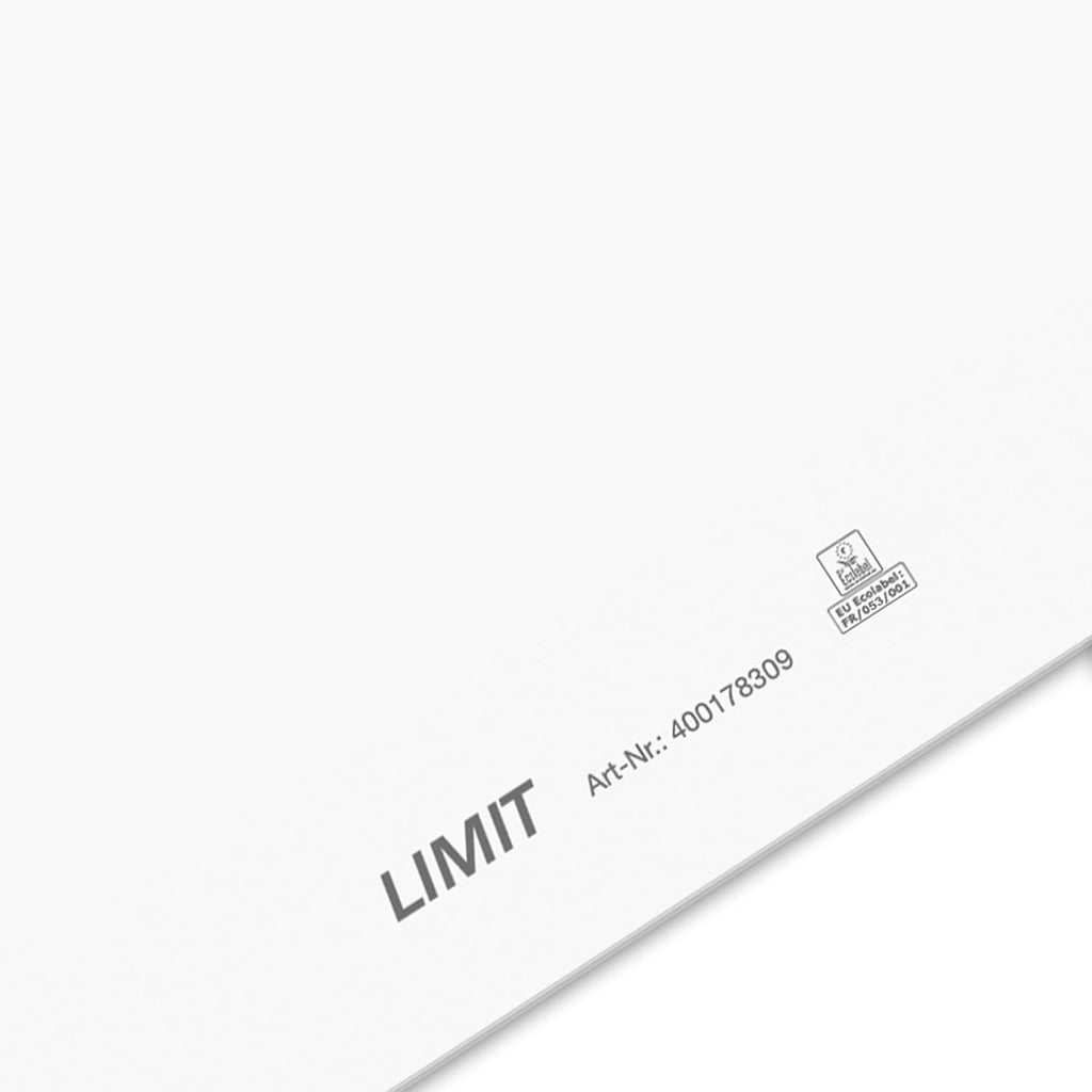 Limit 1 x flipchart pad, blank, pad with 20 sheets, 80 g/m² paper, 6 holes