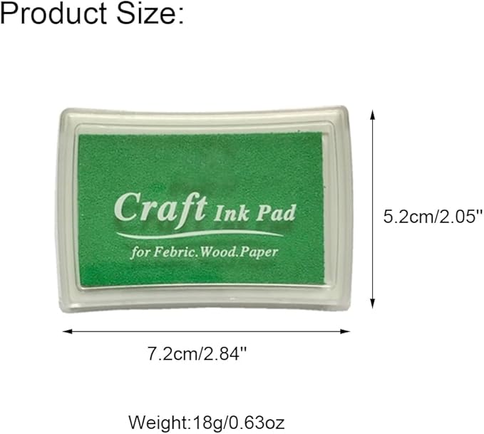 JZTang 6 Pcs Craft Ink Pad, Washable Ink Pads Multicolor Ink Pads - Image 2
