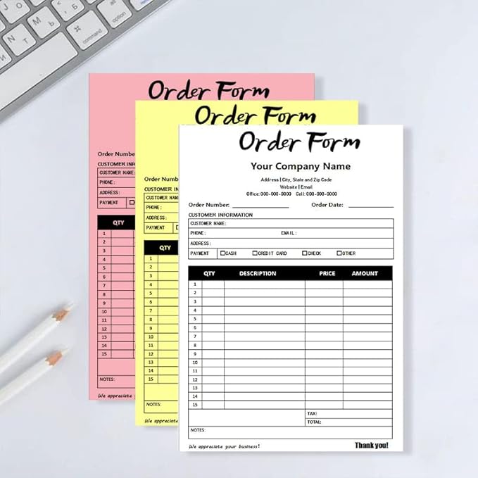 Custom Carbonless Sales Invoice Form Books - Image 5