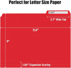 36 Pack Plastic File Folders Colored - Image 7