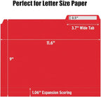 Sooez 6 Pack Plastic File Folders Colored - Image 7