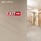 iSYFIX Exit Signs Stickers 6 Pack 12x4 Inch - Image 7