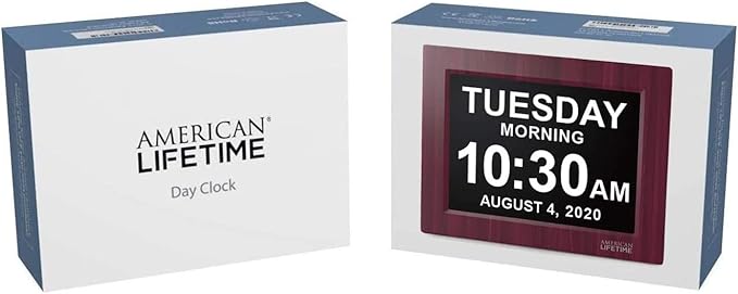 American Lifetime, New Version, Day Clock Extra Large Impaired Vision Digital - Image 4