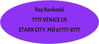 Made in USA Custom Return Address Stickers Labels Customized Mailing Label by HOOKAH+SUN