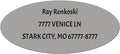 Made in USA Custom Return Address Stickers Labels Customized Mailing Label by HOOKAH+SUN