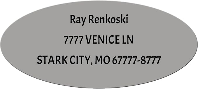 Made in USA Custom Return Address Stickers Labels Customized Mailing Label by HOOKAH+SUN