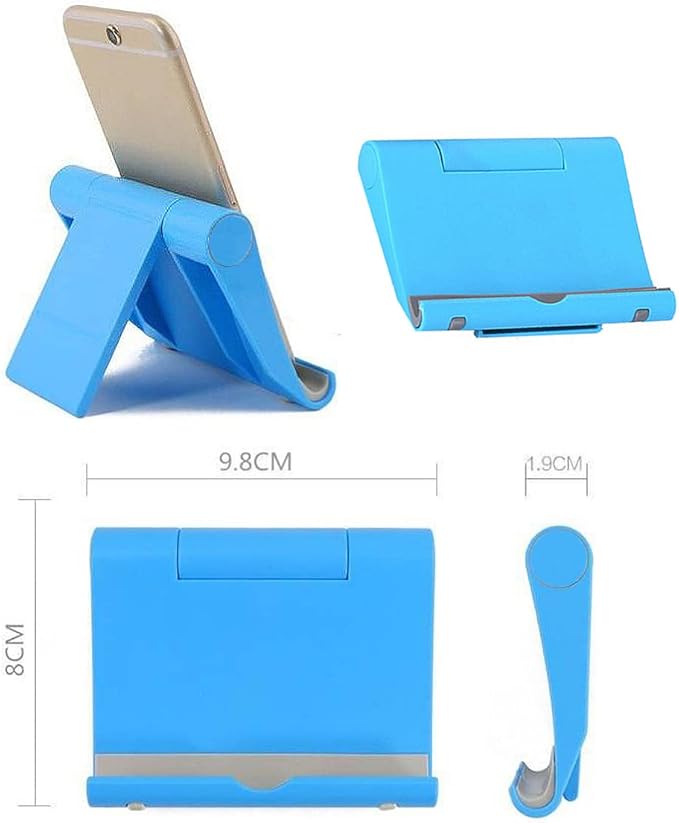 JUSDIQIR Cell Phone Stand for Desk Foldable Cell Phone Holder Desk Tablet - Image 8
