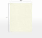 LUXPaper 8.5" x 11" Classic Linen Paper | Letter Size | Natural White | 70lb. - Image 2