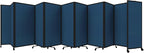 Versare Room Divider 360 Portable Wall Partition | Folding Panels | Large by VERSARE