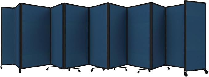 Versare Room Divider 360 Portable Wall Partition | Folding Panels | Large by VERSARE