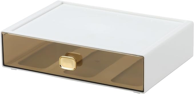 OSteed Spacious Desktop Storage Box, 1 Large Storage Drawer, Stackable Office by OSteedWares
