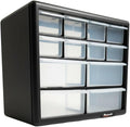 Homak 12-Drawer Parts Organizer, HA01012001 by HMC+Holdings+LLC+-+Homak