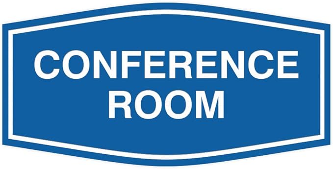 Fancy Conference Room Sign by All+Quality
