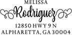 PrettySweetParty Self Inking Return Address Stamp - Image 2