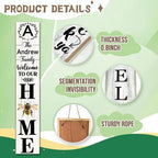 SRongmao Welcome To Our Home Porch Sign Personalized Welcome Sign - Image 8