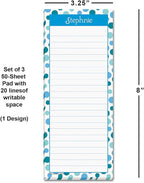 Current Zippy Dots Personalized Notepads – Set of 3, 50-Sheet Lined Paper Pads - Image 2